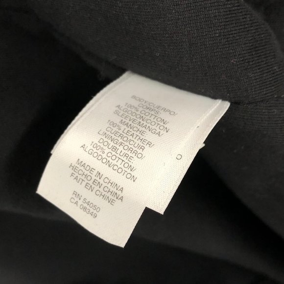 RACHEL Rachel Roy Black/Orange Embroidered Varsity Jacket | Size XL - Picture 5 of 5